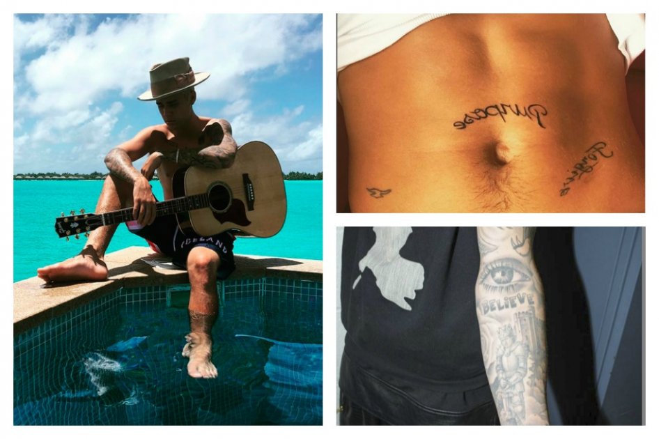 Justin Bieber se hace un tatuaje en honor a su nuevo disco