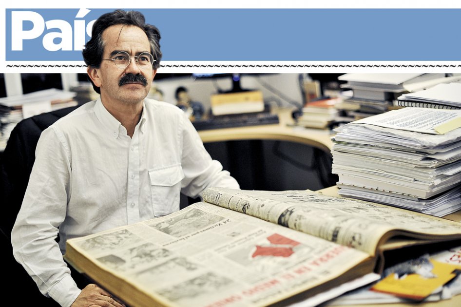 Jorge Cardona, filósofo de la Universidad Santo Tomás, también ha publicado ‘Días de memoria’ (2009) y es coautor de ‘Tinta indeleble. Vida y obra de Guillermo Cano’ (2012). / Óscar Pérez