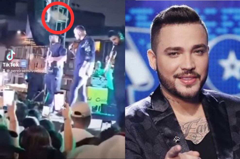 Jessi Uribe fue agredido por un fanático en un  concierto en Caldas