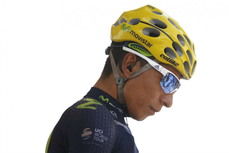 Nairo Quintana, lider del Movistar Team. Foto: AFP