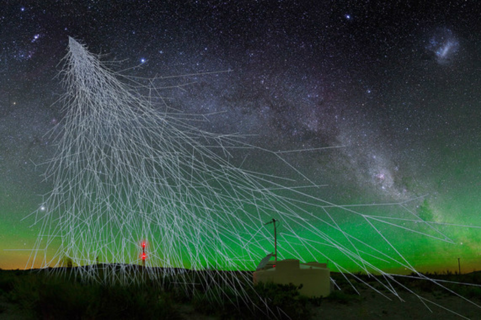 Rayos cósmicos que llegan a la Tierra se originan fuera de la Vía Láctea