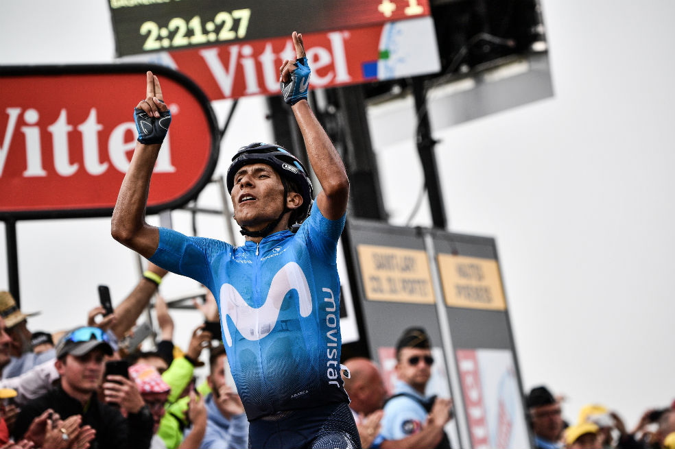 «Seguimos creyendo», asegura Quintana tras llevarse la etapa reina