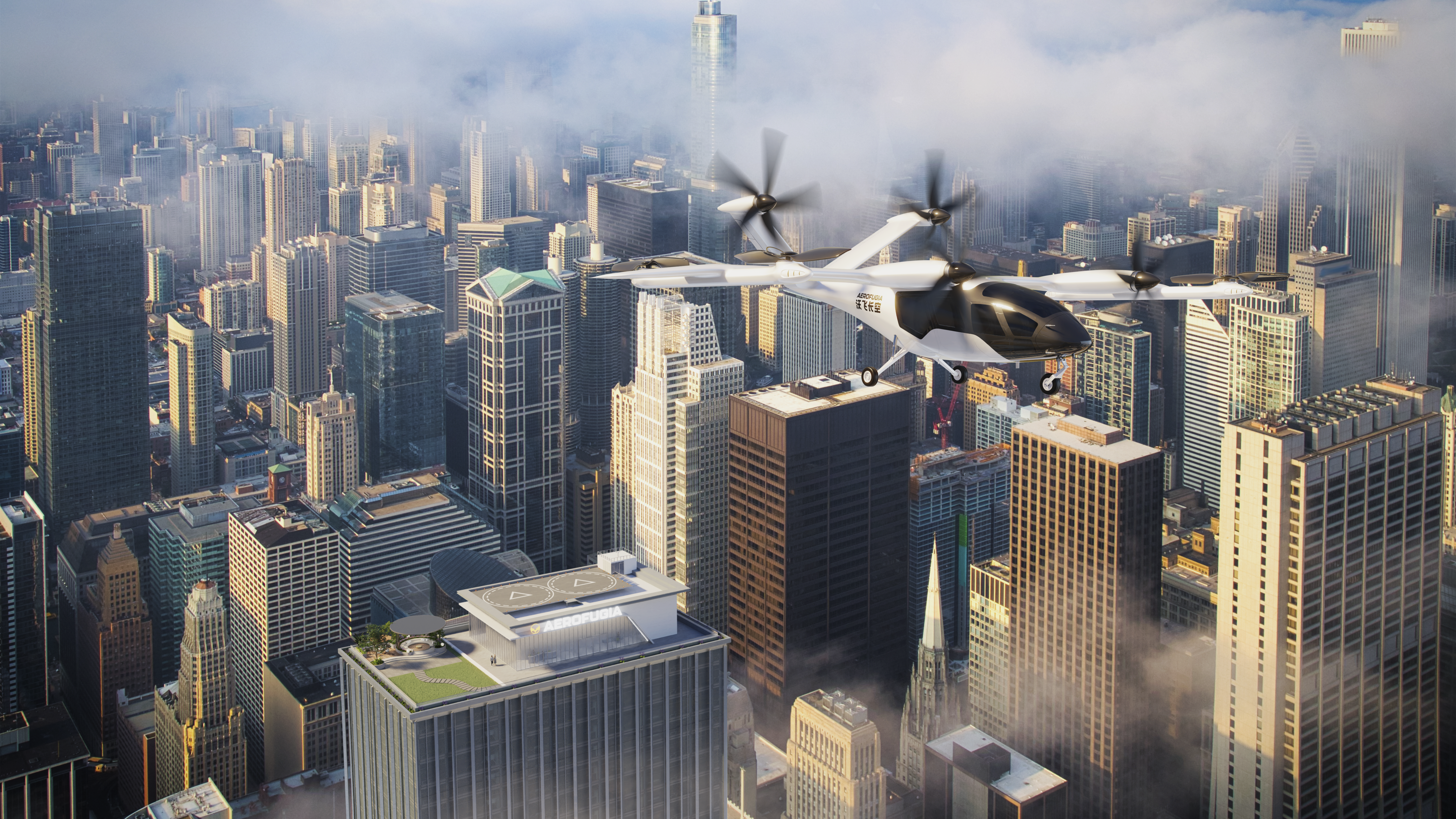 Taxis voladores “made in China”, una industria que quiere despegar en 2024