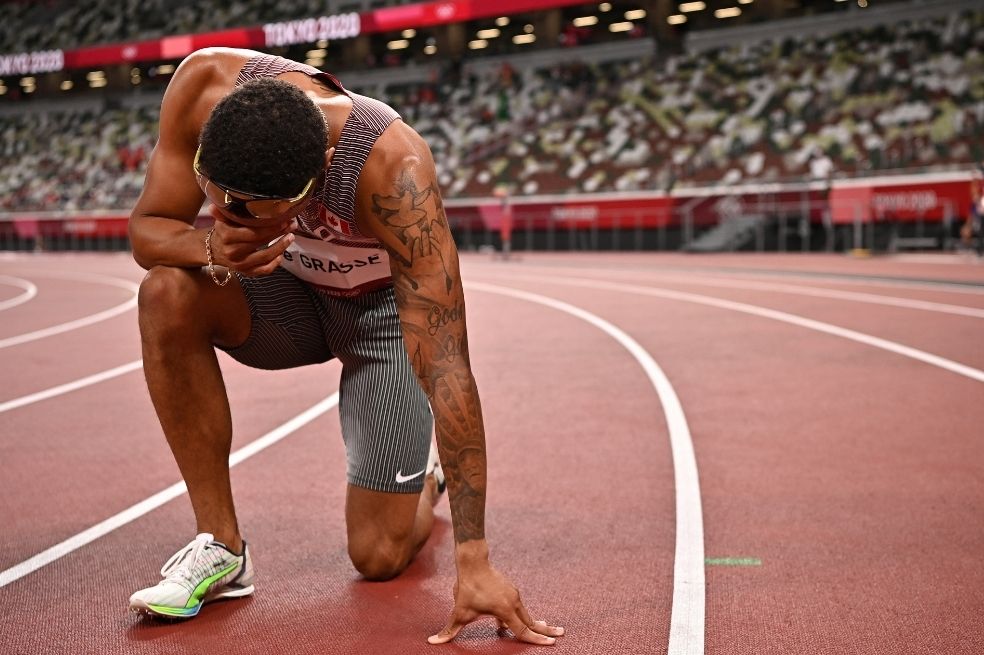 Andre De Grasse, sucesor de Bolt en los 200 metros, le quitó el oro a EE.UU.