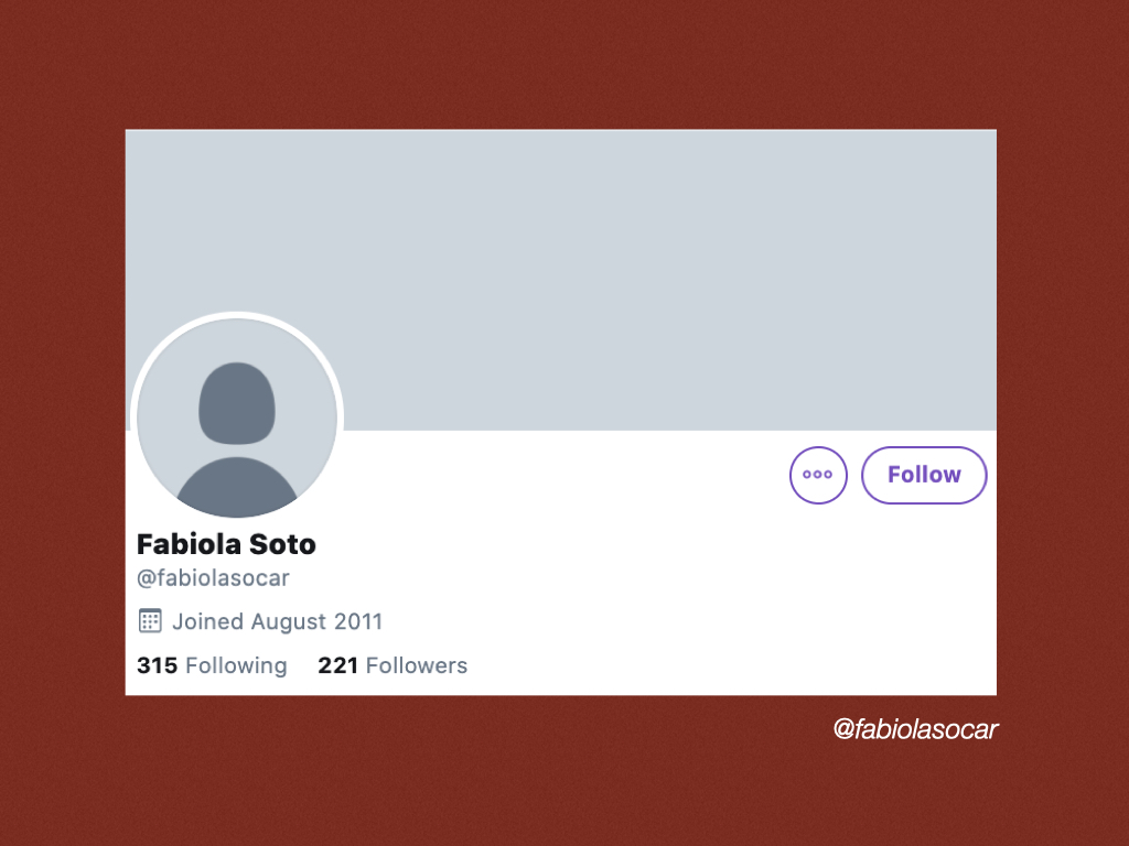 A continuación, algunas las cuentas de Twitter que participaron en alguno de los siete hashtags en contra de la JEP, y que tras las dos pruebas para comprobar si son bots, tienen una probabilidad superior al 82 % de ser una cuenta automatizada.