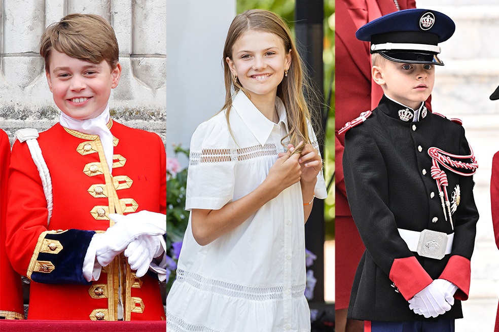 Los futuros reyes de Inglaterra, Suecia y Mónaco ya están aprendiendo cómo reinar