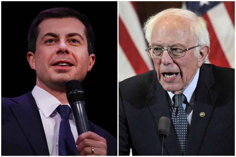Pete Buttigieg y Bernie Sanders se perfilan como los ganadores de las primarias demócratas de Iowa