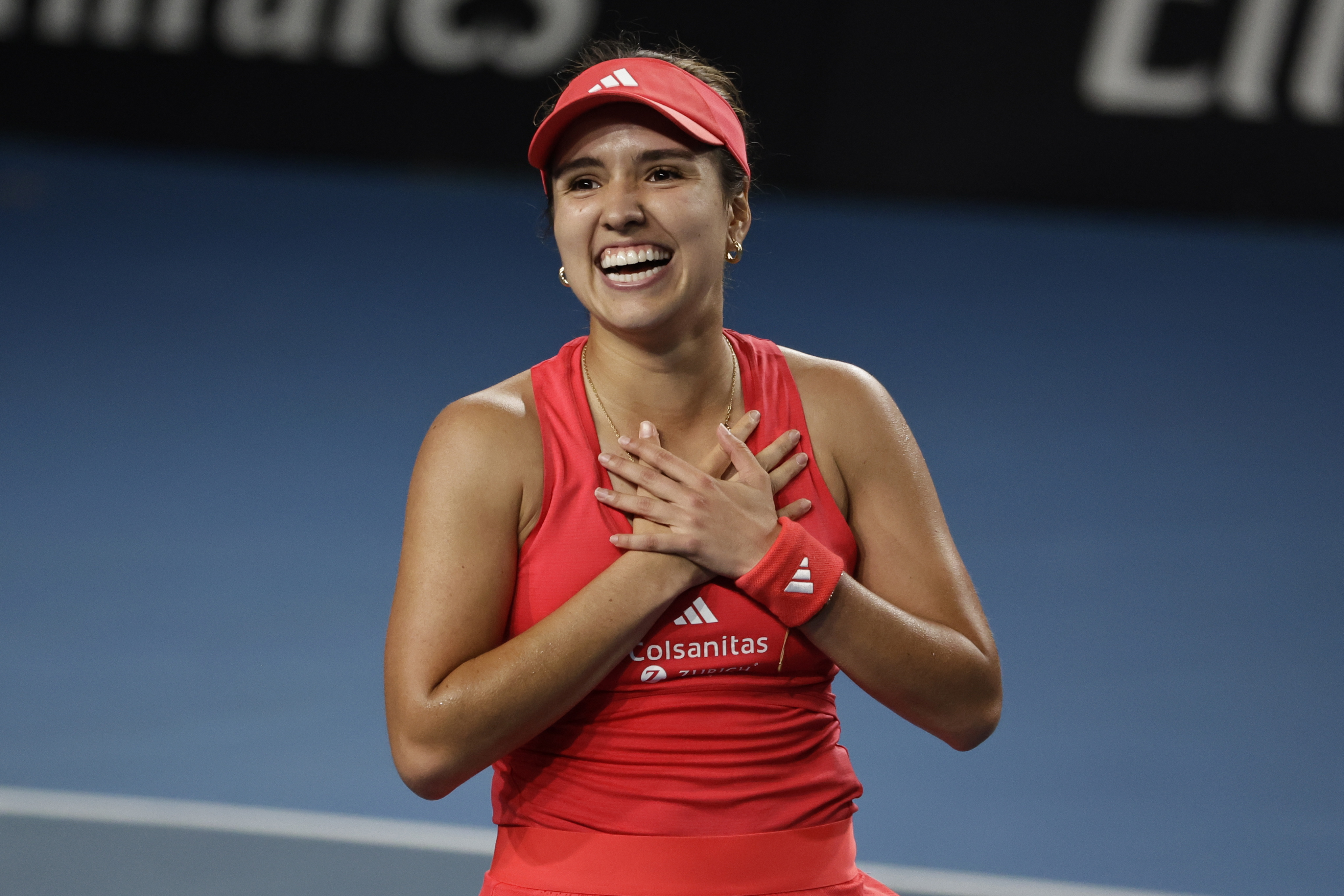 Camila Osorio se estrenó con victoria en el Abierto de Australia