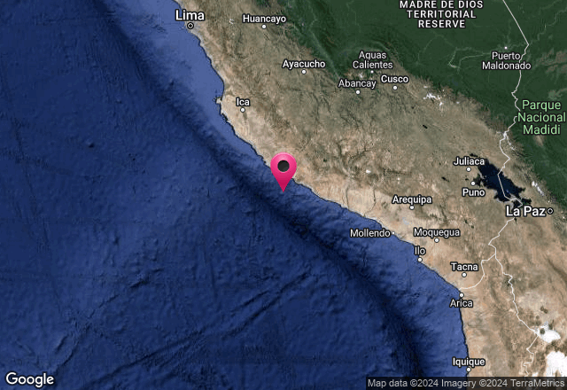 Sismo de magnitud 7 sacude el sur de Perú