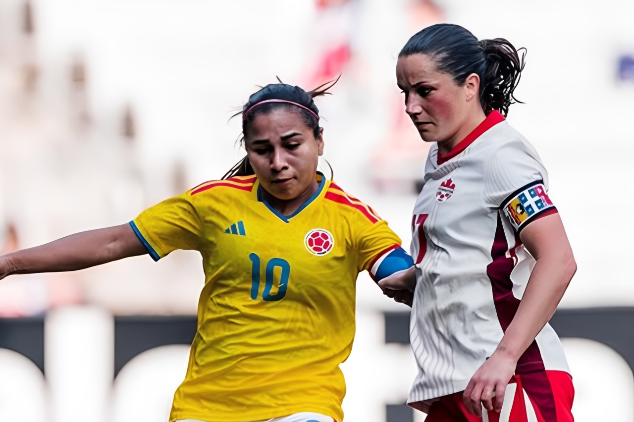 Colombia sufrió en su debut y fue goleada por Canadá en la Copa She Believes 2026