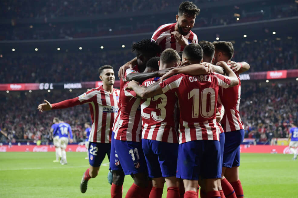 Los futbolistas del Atlético de Madrid se rebajan el sueldo un 70% por el coronavirus