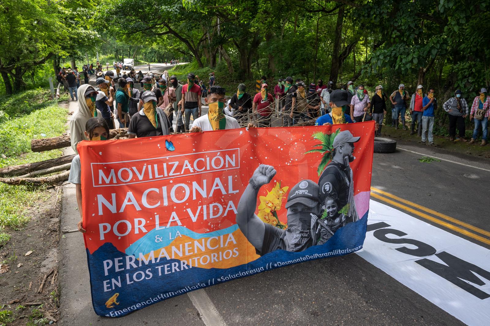 Más de 3.000 personas llegaron desde el nororiente del país para acompañar la movilización.