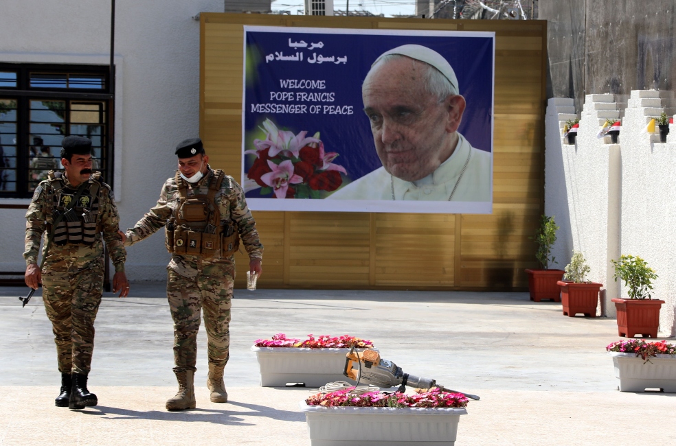 El dolor de cabeza logístico en Irak por visita del papa Francisco