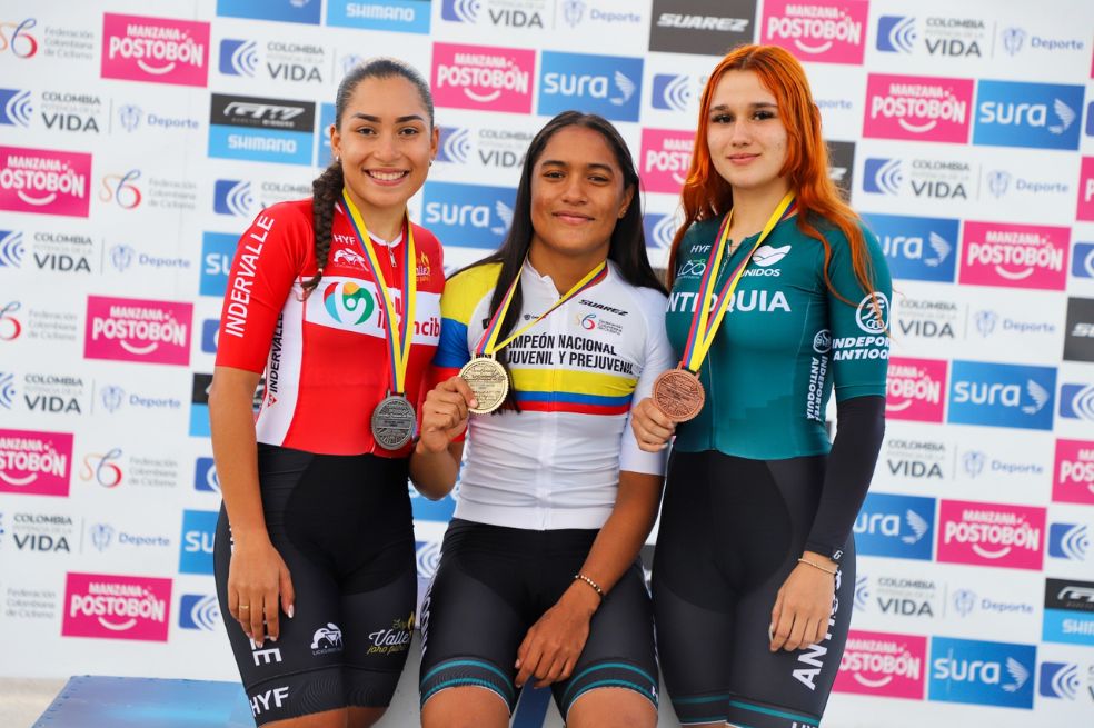 Antioquia lidera el medallero del Campeonato Nacional de Pista Juvenil y Prejuvenil