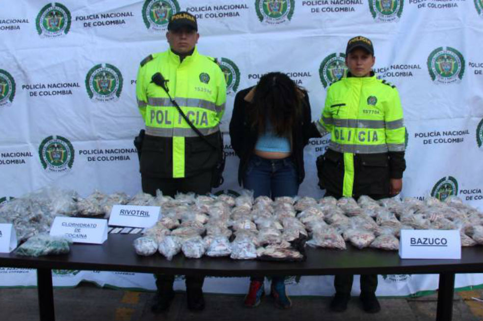 Policía encuentra 8.000 dosis de estupefacientes en Bogotá