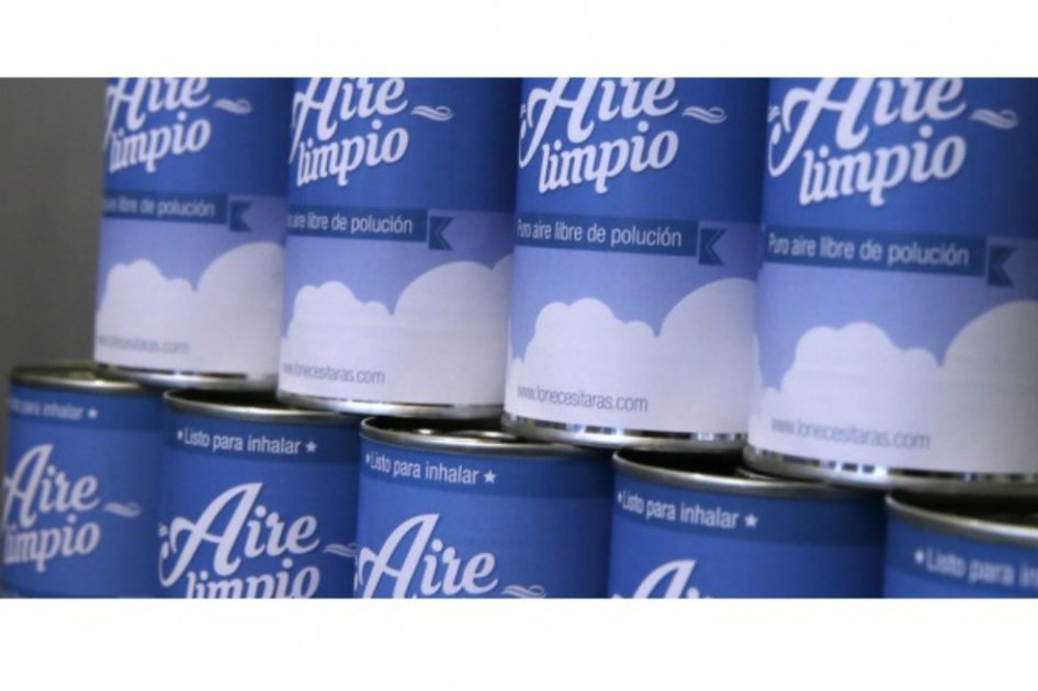 ¿Aire limpio en lata?: la alacena del futuro recreada por la galería Espositivo de Madrid