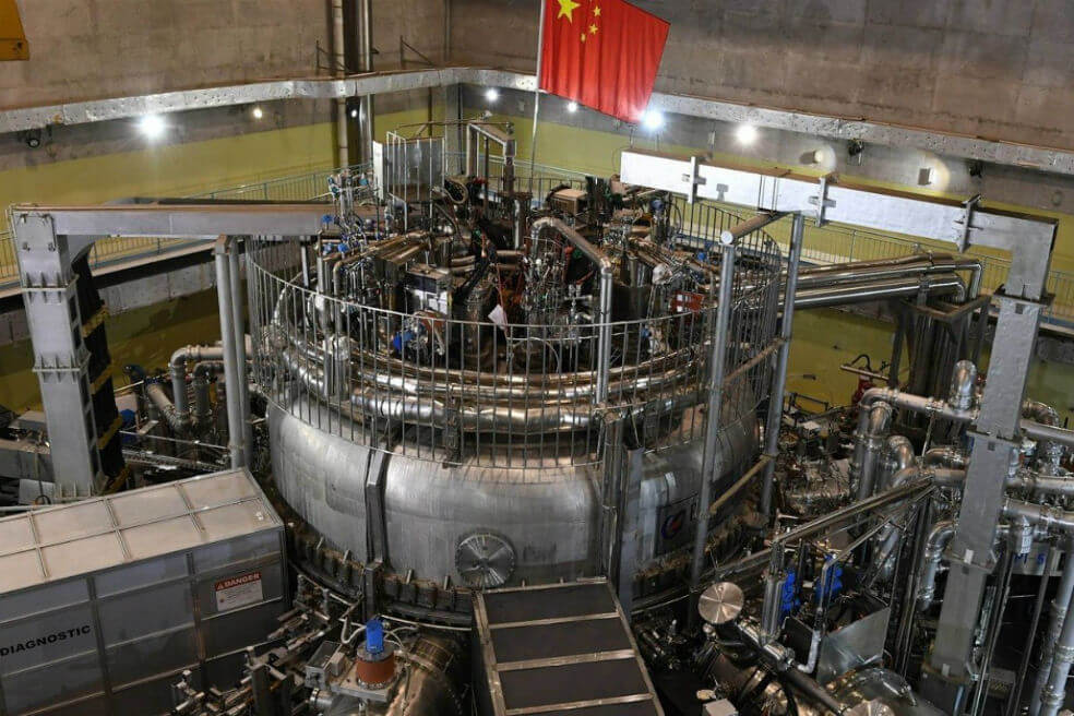 El «sol artificial» de China se pondrá en marcha en 2020