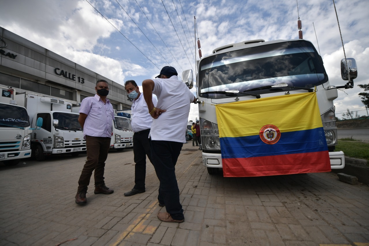Así avanzan las movilizaciones de camioneros este lunes 15 de febrero