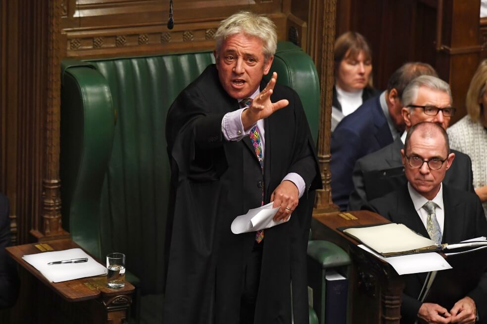 John Bercow, la piedra en el zapato de Boris Johnson que tiene bloqueado el Brexit