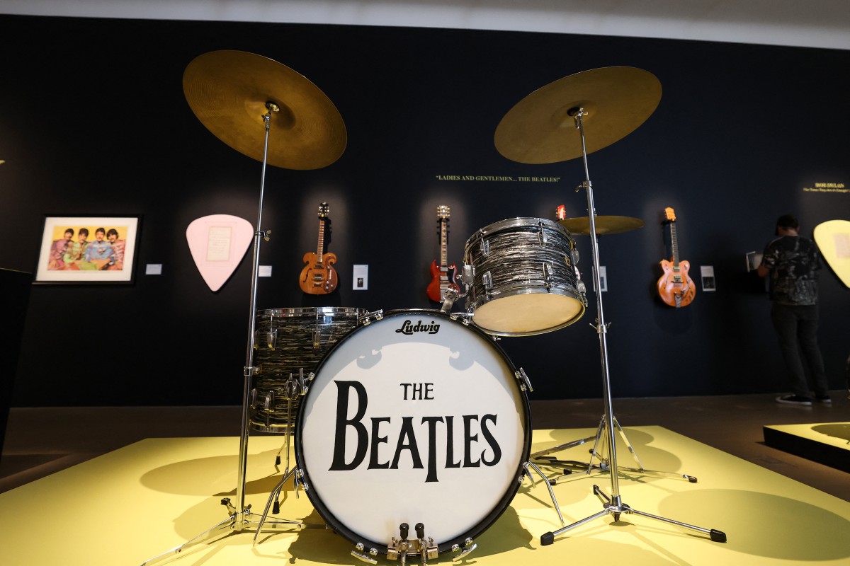 La subasta tendrá el tambor con el logo estampado que anunció a Estados Unidos la llegada de The Beatles, cuando los Fab Four se presentaron en "The Ed Sullivan Show".