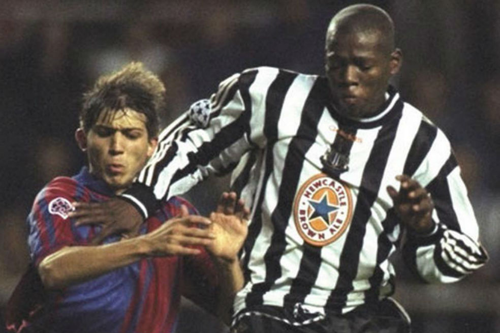 La noche en la que el Tino Asprilla humilló al Barcelona en Champions: video