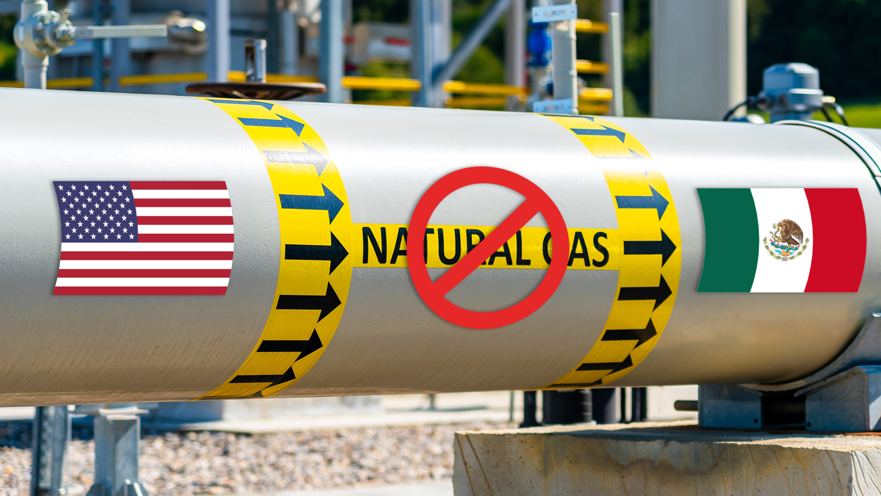 México podría enfrentar hasta tres días sin gas natural ante corte de importaciones de EU
