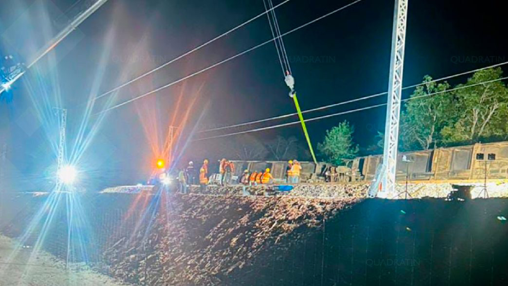 Qué pasó en el Tren Maya? Vagón de carga se descarrila cerca de estación ' Limones'; hay un herido – El Financiero
