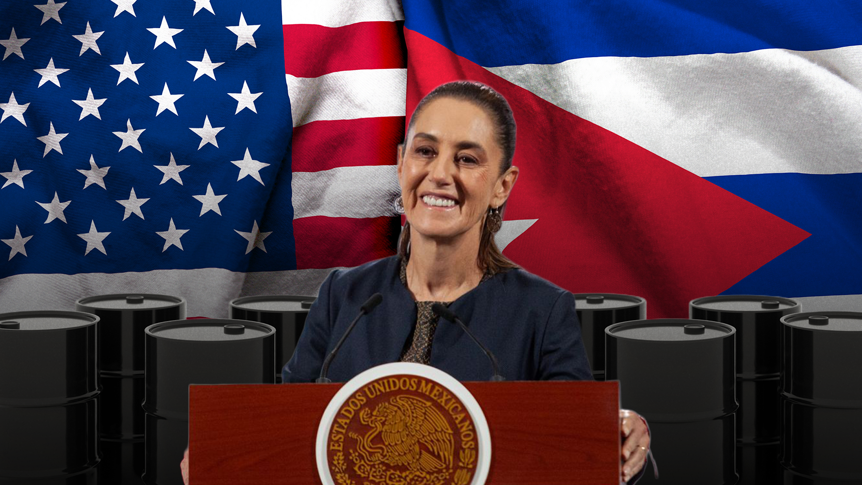 Sheinbaum plantea a Trump que EU envíe petróleo a Cuba: 'México apenas  manda 1% de su producción' – El Financiero