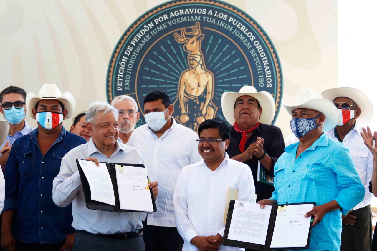 Devolución de tierras al pueblo Yaqui: AMLO entrega más de 2,900 hectáreas en Sonora