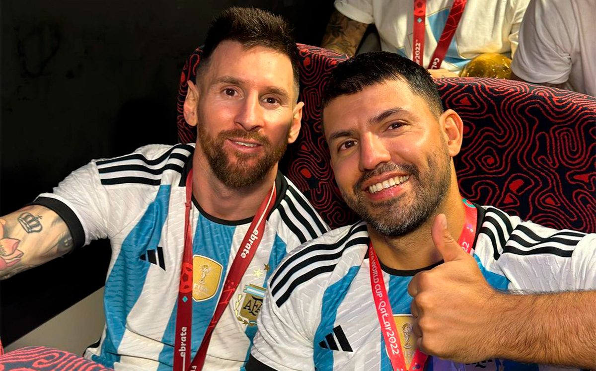 Le dije a Messi 'el Miami es último lugar' y se cagó de la risa: Kun Agüero  – Fox Sports