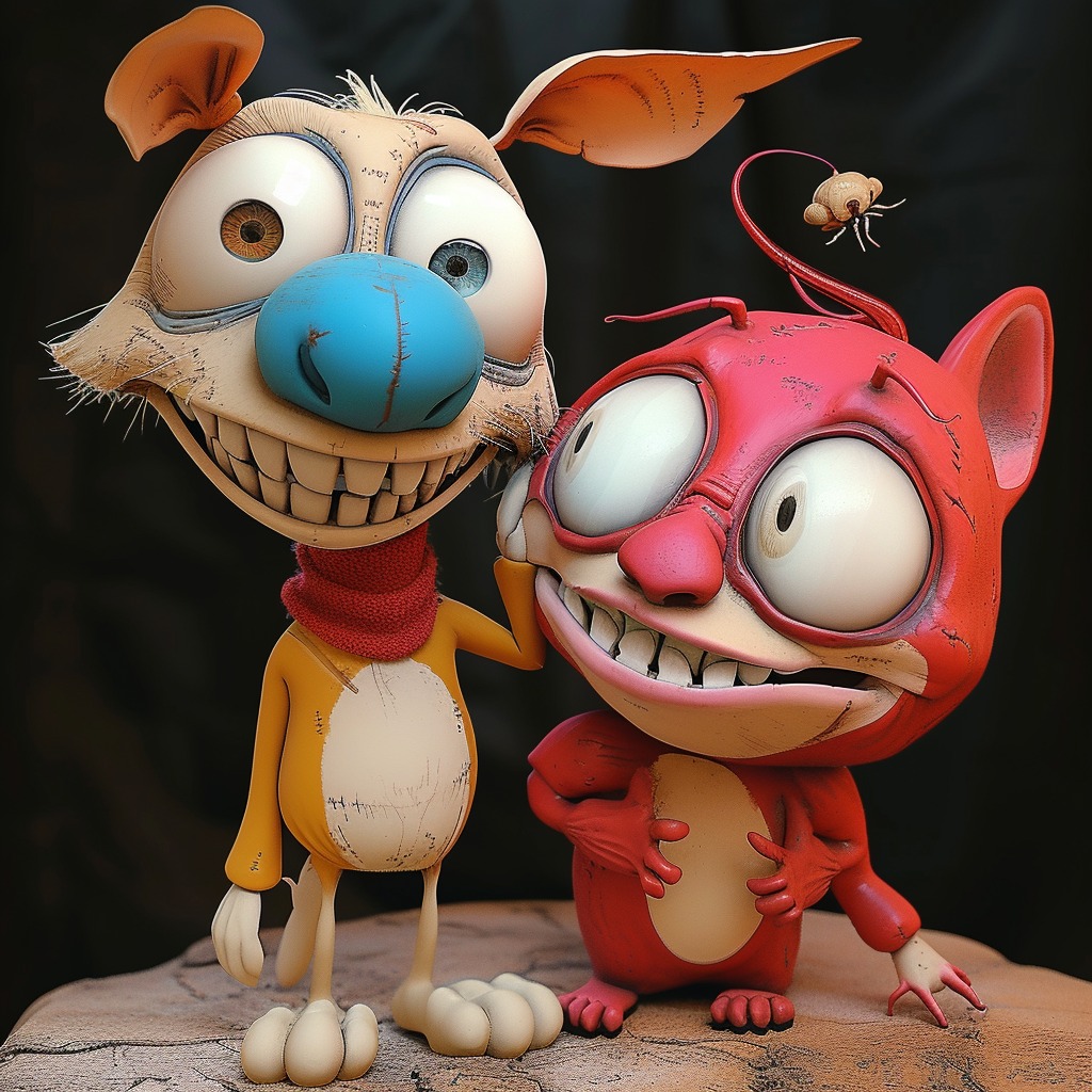 Ren y Stimpy: La IA los visualiza de manera perturbadora | Noticias de  México | El Imparcial