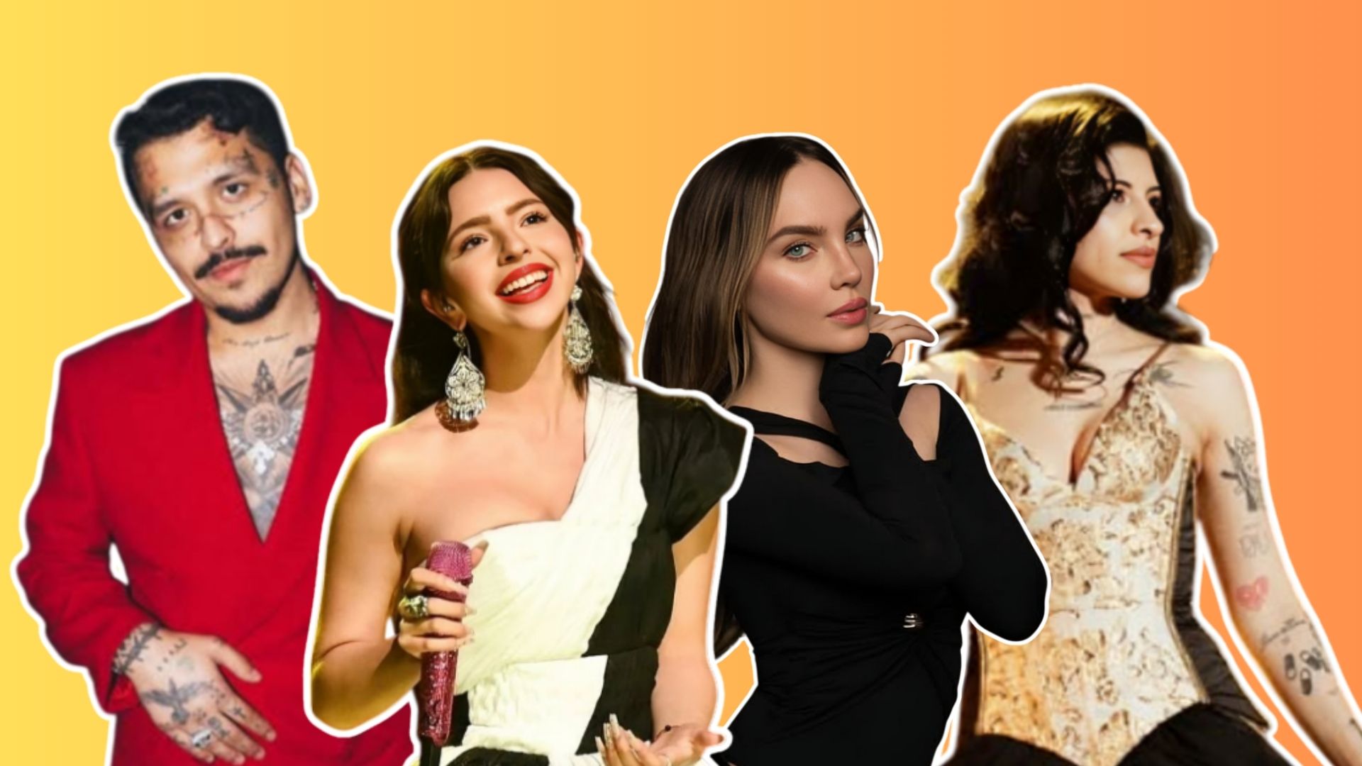 Cazzu, Belinda, Ángela Aguilar y Christian Nodal podrían coincidir en  Premios Lo Nuestro 2026