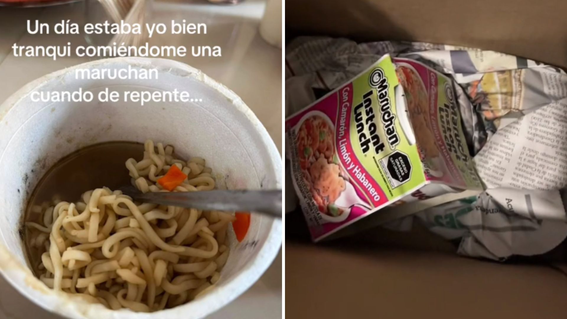 TIKTOK: Joven reporta a Maruchan su producto en mal estado y esto es lo que  le enviaron por paquetería | Noticias de México | El Imparcial