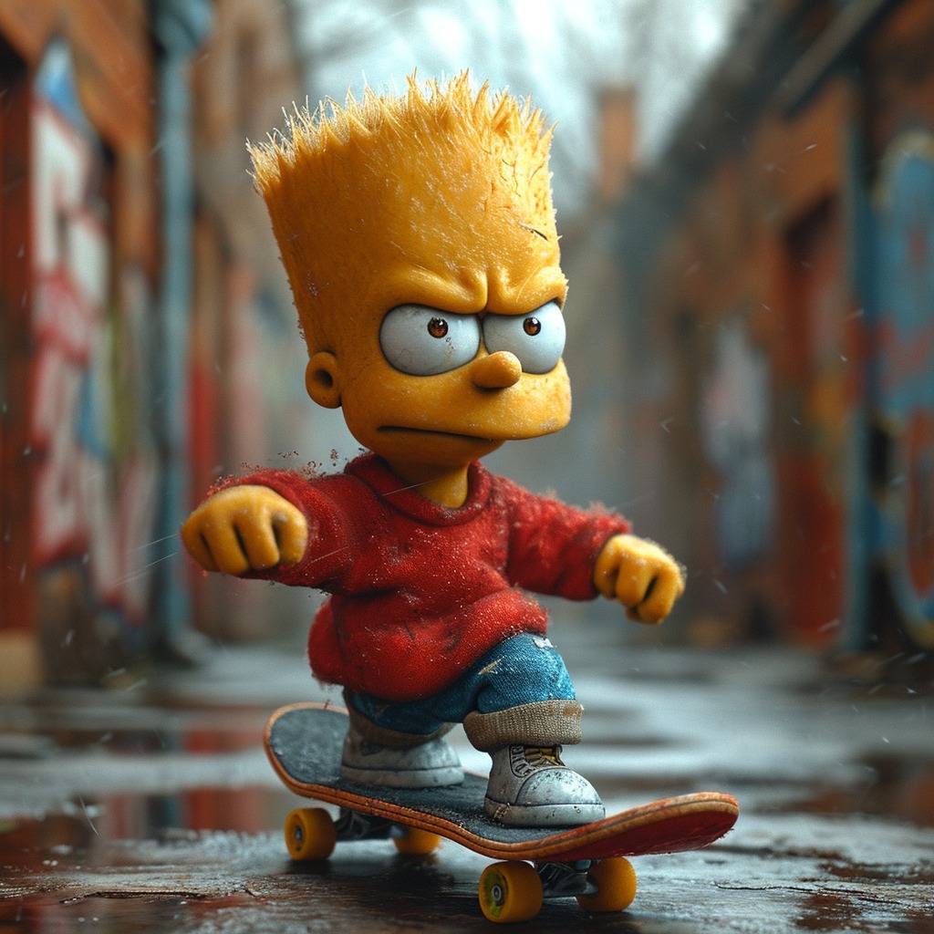 La inteligencia artificial crea la versión más realista de Bart Simpson |  Noticias de México | El Imparcial