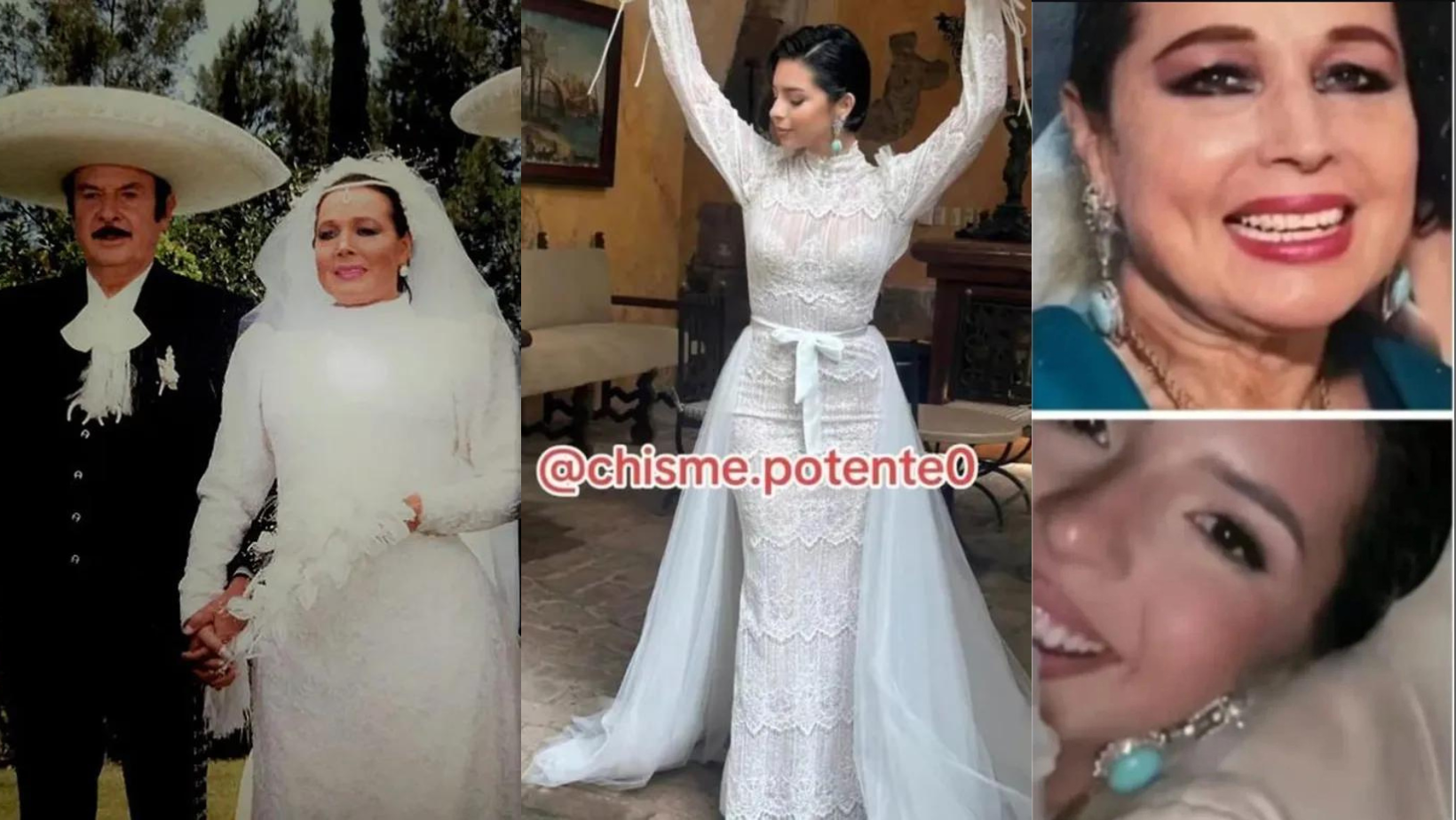 El vestido de novia de Ángela Aguilar se inspiró en su abuela, Flor  Silvestre? | Noticias de México | El Imparcial