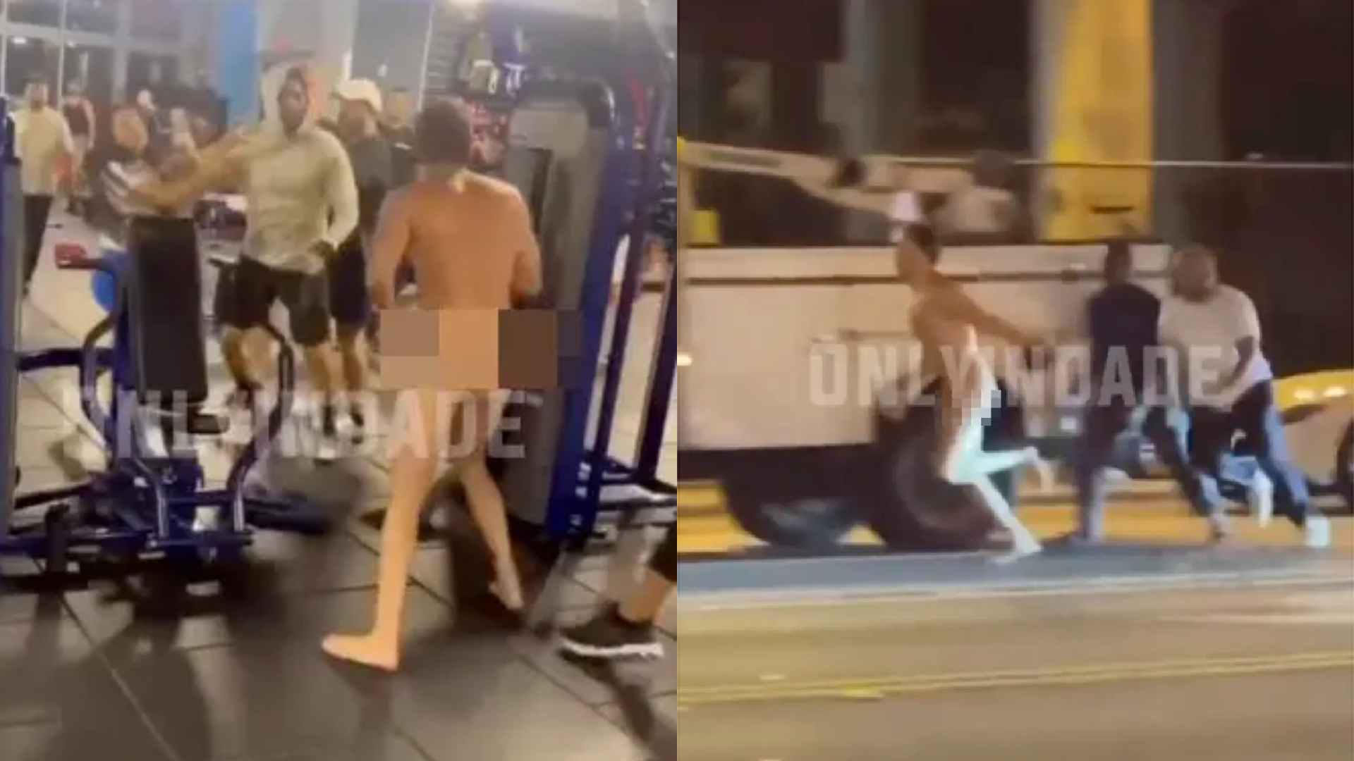 VIDEO: Hombre completamente desnudo ataca a los asistentes de un gimnasio  en Miami y a gente en la calle | Noticias de México | El Imparcial