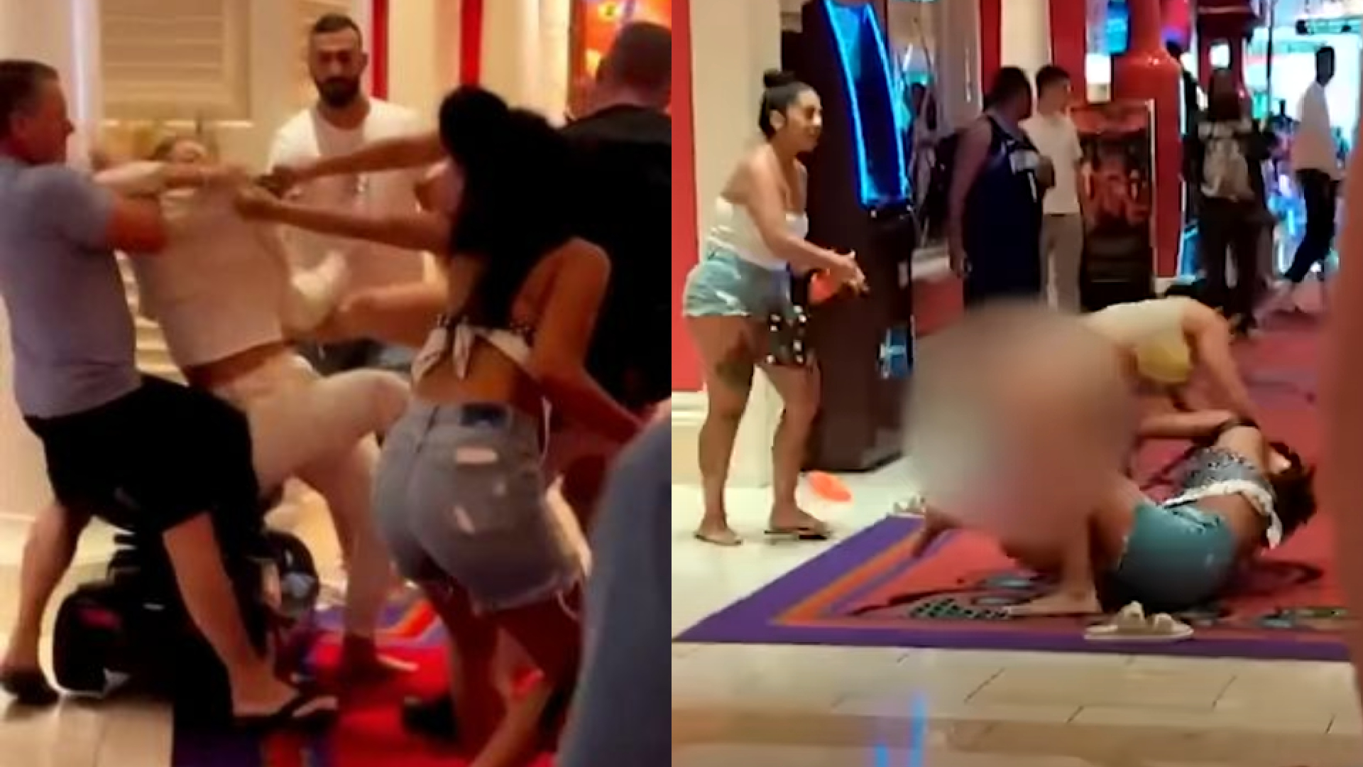 VIDEO: Mujeres se pelean en casino de Las Vegas por un hombre casado; se  golpearon y se arrancaron la ropa | Noticias de México | El Imparcial