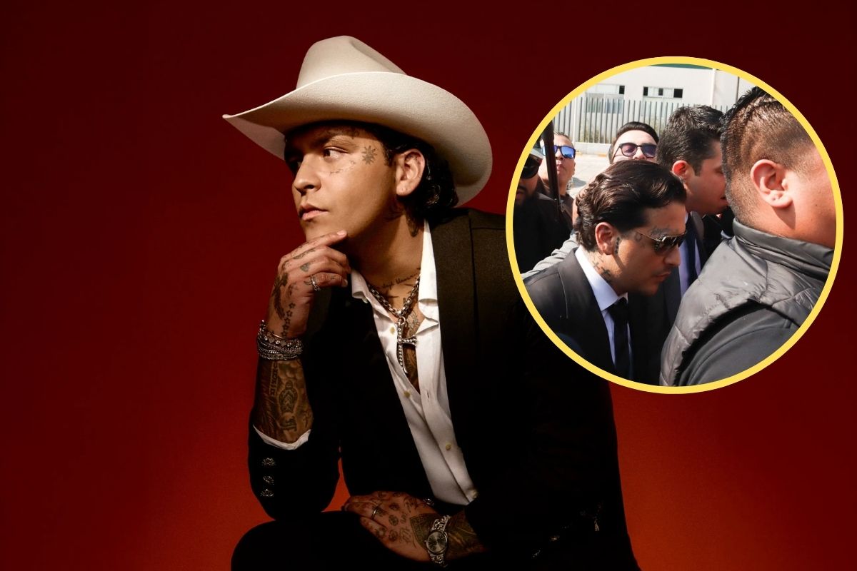 Christian Nodal llega al Reclusorio Oriente para su audiencia por la  demanda de Universal Music