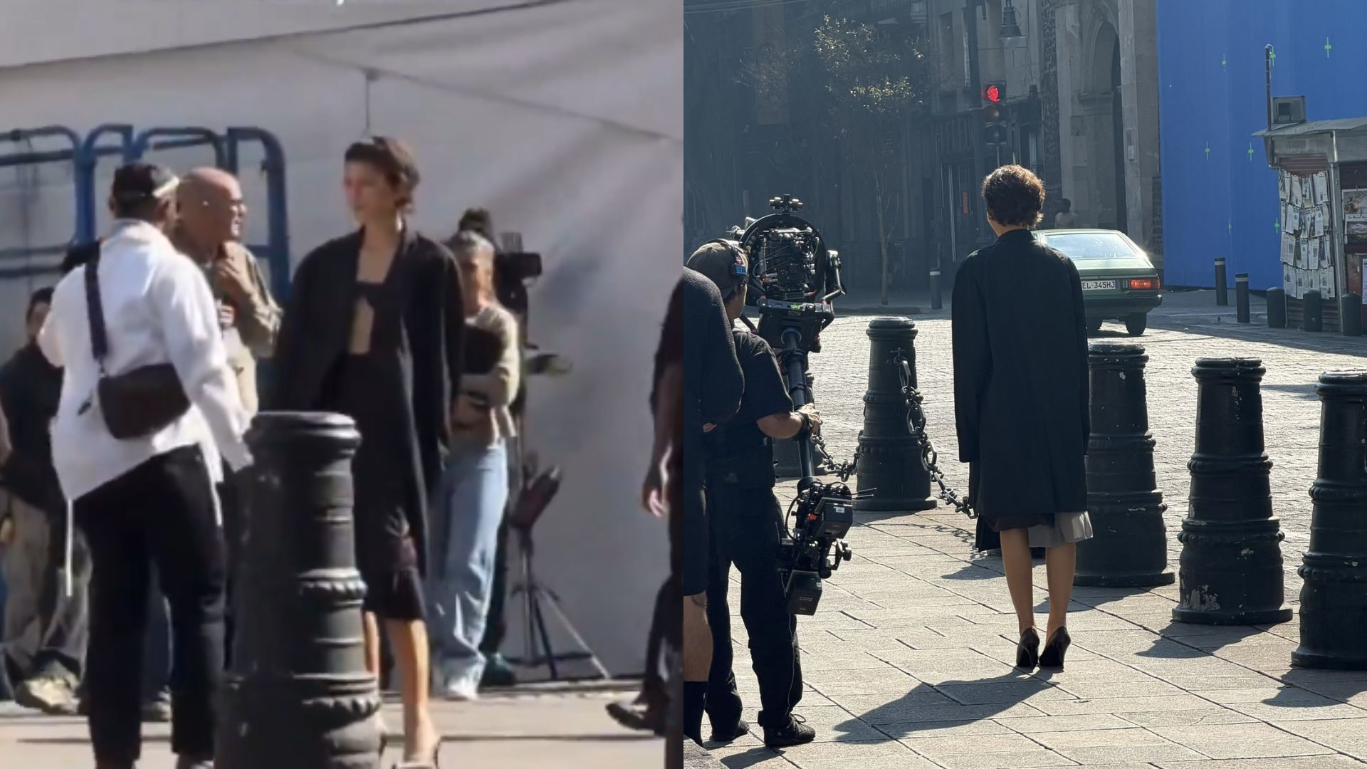 Zendaya fue captada filmando en secreto en el Centro Histórico de la Ciudad de México