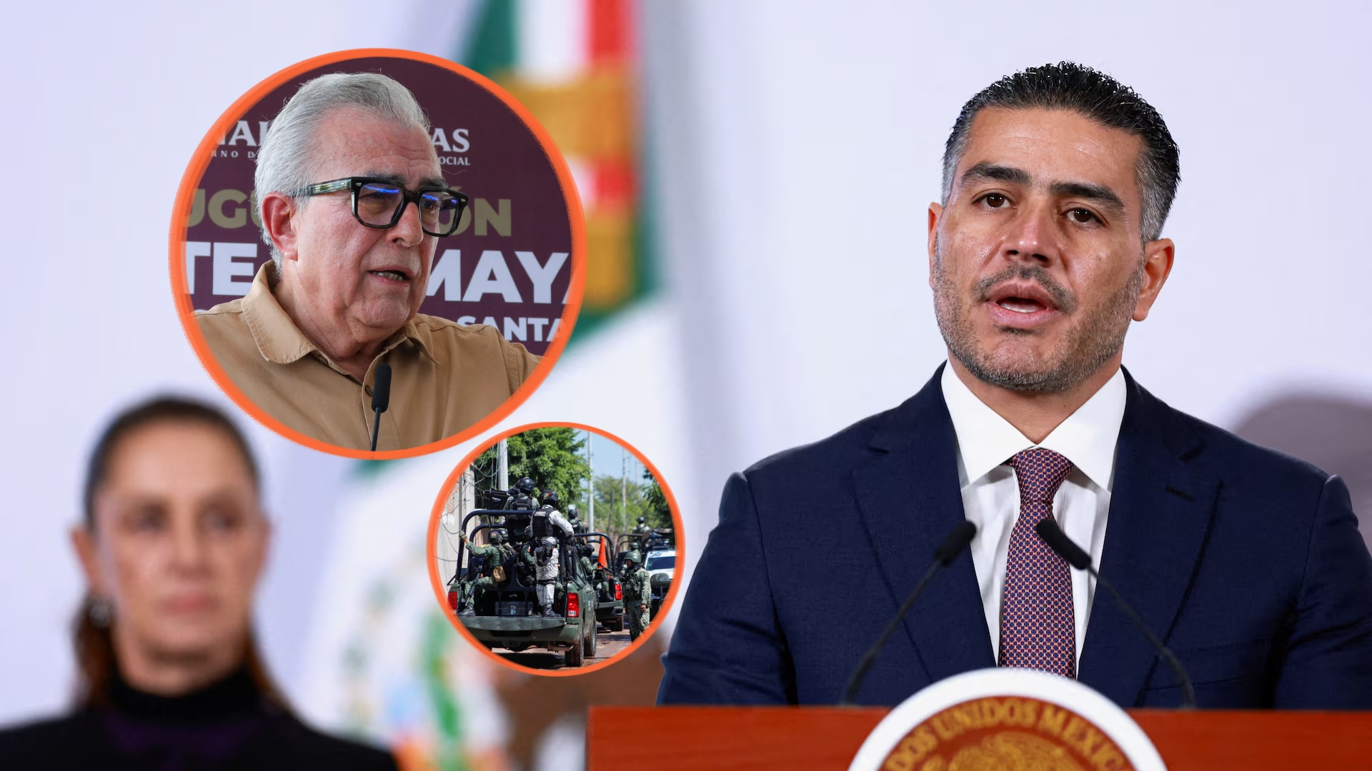 El Gobierno de México descartó investigaciones contra Rocha Moya y Omar  García Harfuch confirmó que no se detectaron conductas ilícitas por parte  del gobernador con licencia de Sinaloa tras los señalamientos sobre