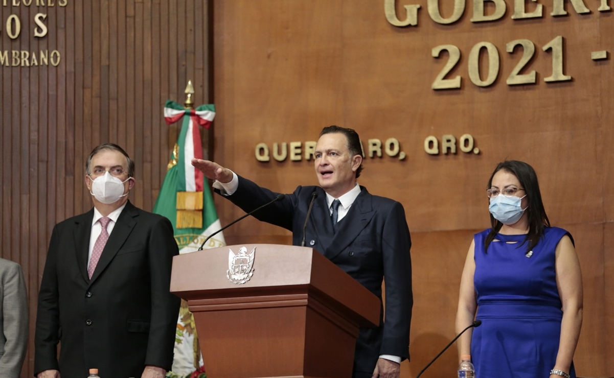 Mauricio Kuri toma protesta como gobernador de Querétaro para el periodo 2021-2027