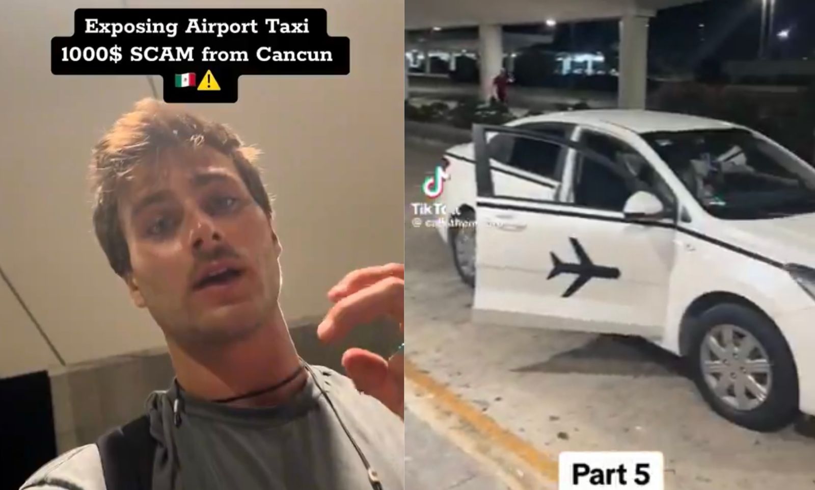 Turista denuncia que taxista intentó cobrarle más mil dólares en aeropuerto de Cancún: "Nunca volveré a México"