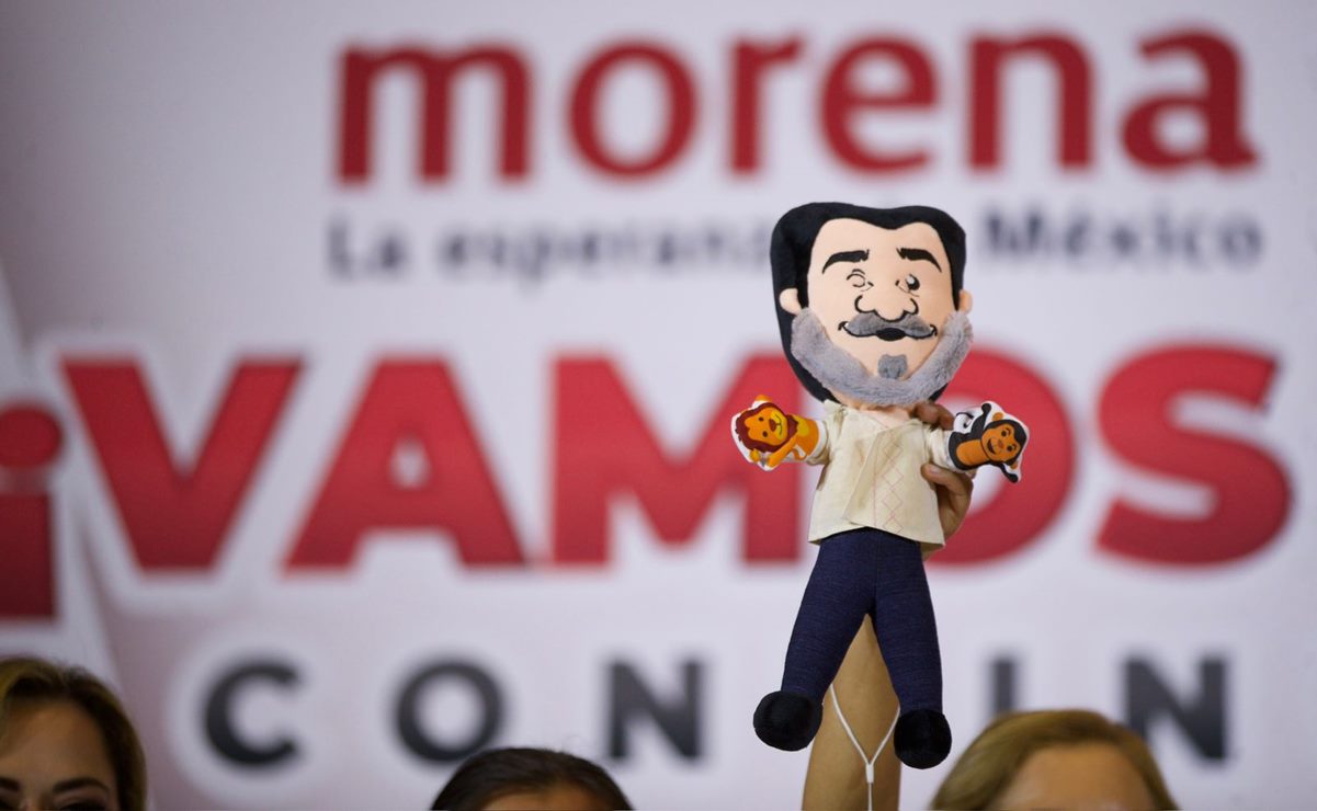 Y ahora venden "Noroñitas", el peluche de Gerardo Fernández, aspirante a la Presidencia