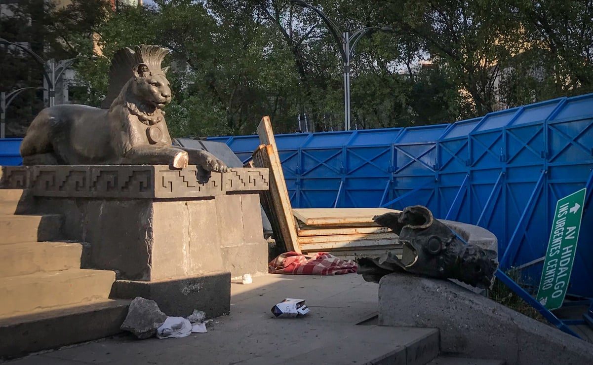 FGR continúa con las investigaciones por daños en el Monumento a Cuauhtémoc: Secretaría de Cultura 