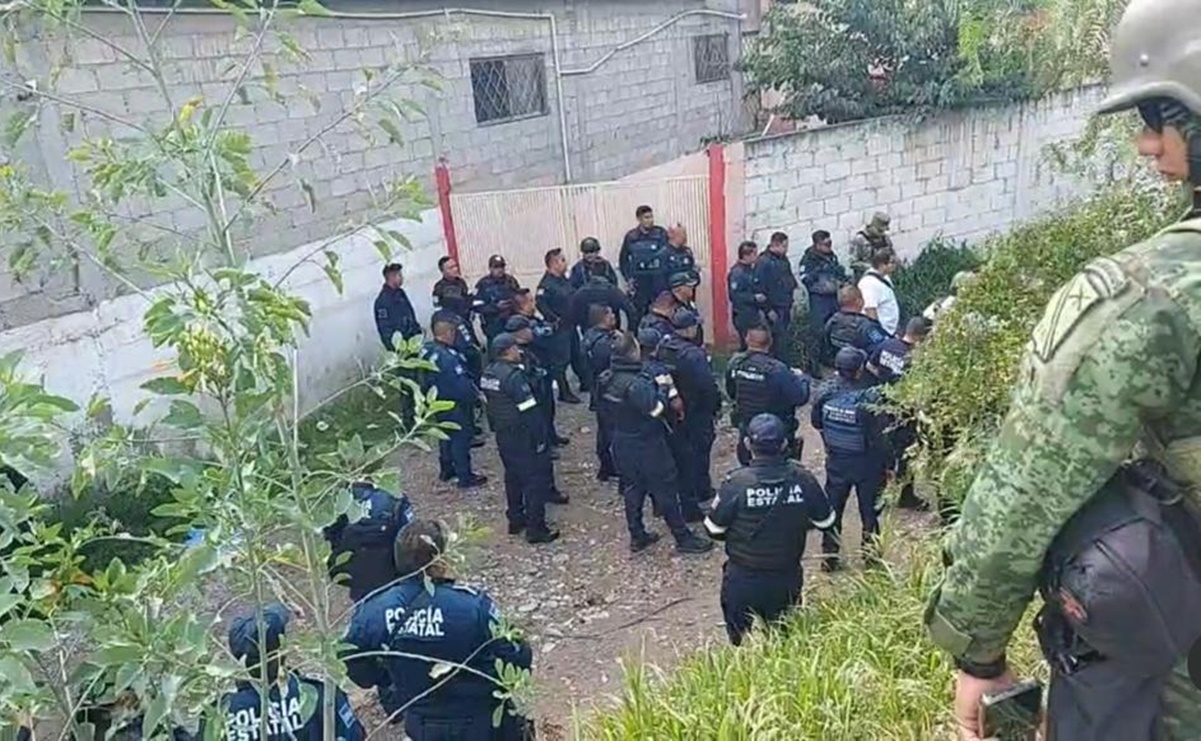 Policías de Hidalgo y Edomex protagonizan riña por caja de tráiler robada en la México-Querétaro