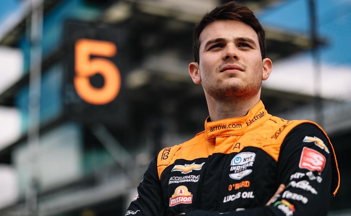 Patricio O'Ward vive una carrera difícil en el Gran Premio de Alabama