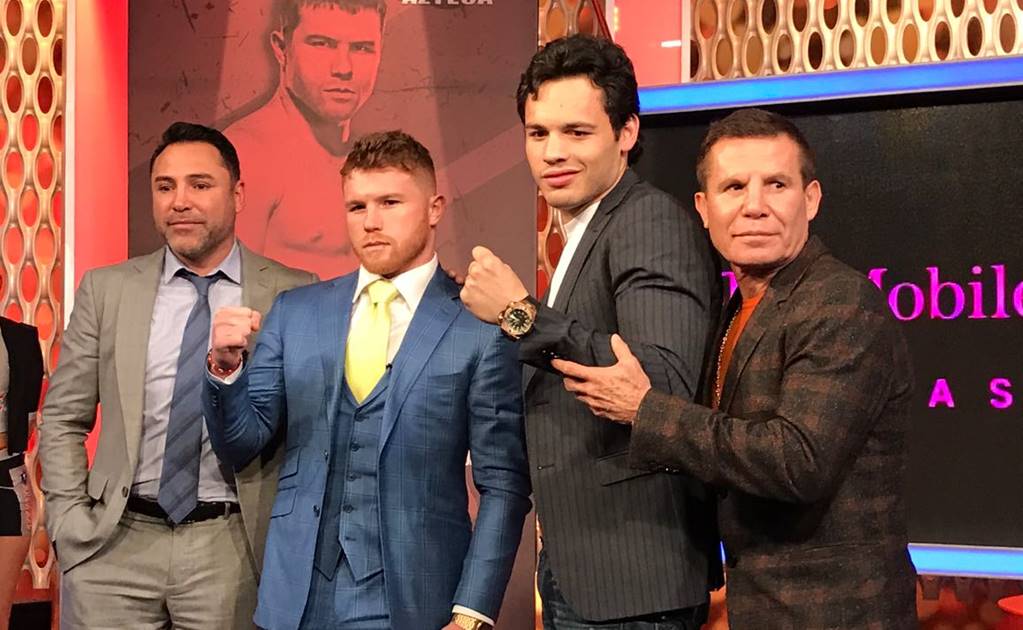 Primer frente a frente entre "Canelo" Álvarez y Chávez Jr., un round de estudio