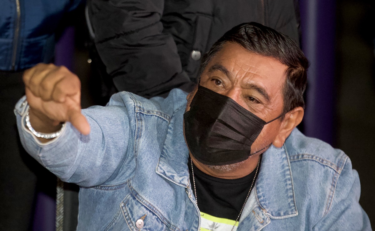 Salgado Macedonio sale en caravana hacia CDMX para impugnar cancelación de candidatura 