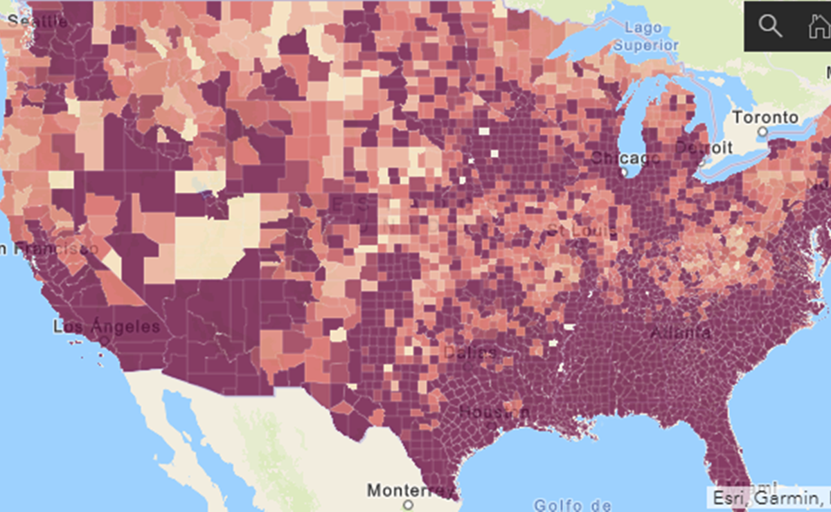 Alerta: los 10 condados de Estados Unidos con más coronavirus