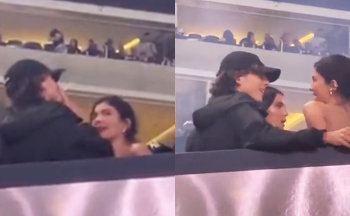 Kylie Jenner y Timothée Chalamet confirman romance con ¡su primer beso en público!